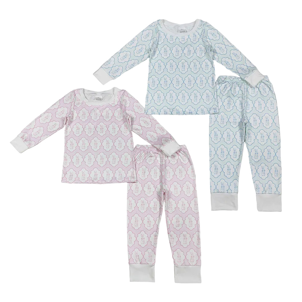 Sibling Rabbit Pajamas Set