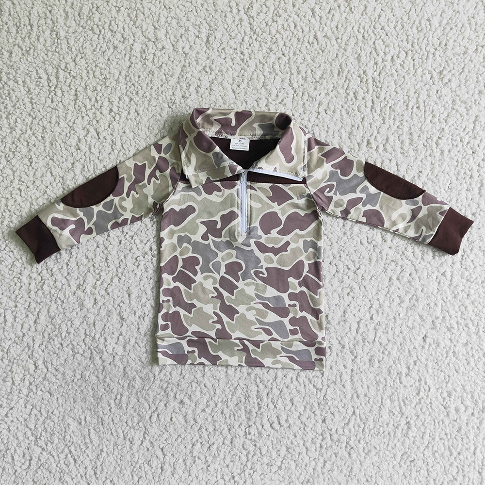 Match Baby Boys Camouflage Hunting Season Zip Pullovers Tops