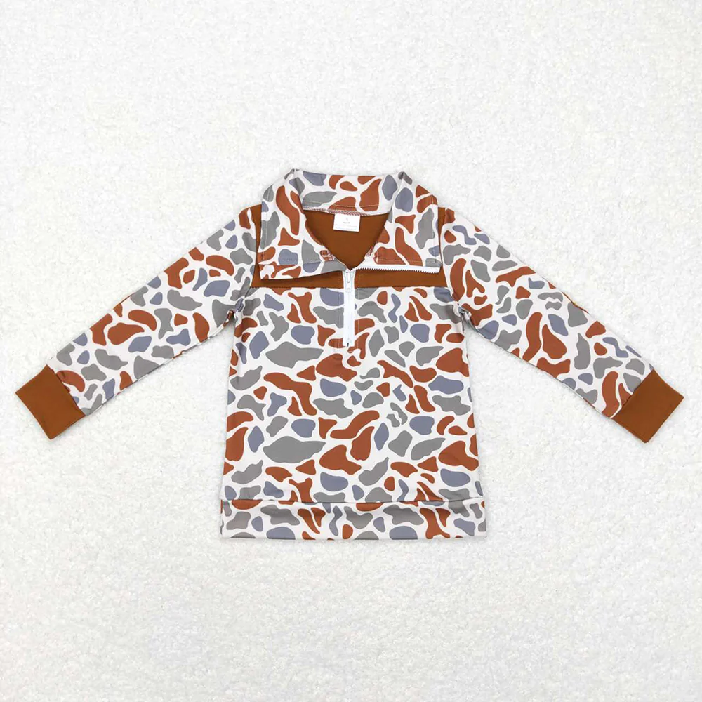 Match Baby Boys Camouflage Hunting Season Zip Pullovers Tops