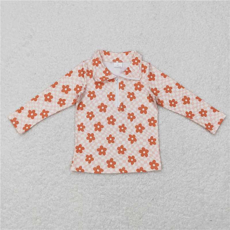 Match Baby Girls Kids Boutique Long Sleeve Zip Pullovers Tops