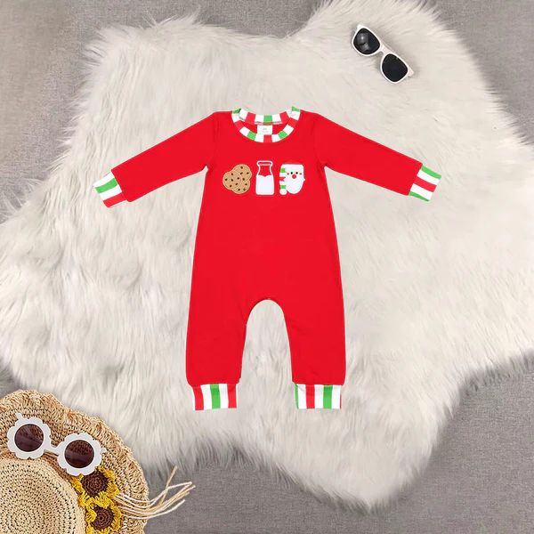 Sibling Baby Kids Red Christmas Santa Milk Top Pant Pajamas Clothes Sets D 6.16