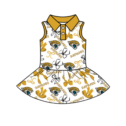 Custom Baby Girls JAGUARS team dress D 6.12