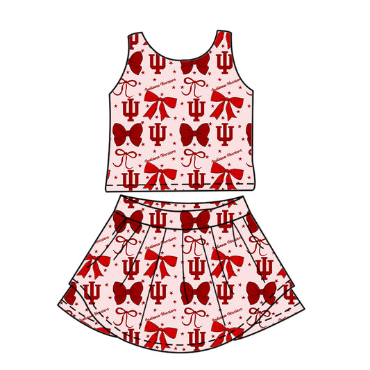 Custom baby girl Indiana Hoosiers team dress D 6.27