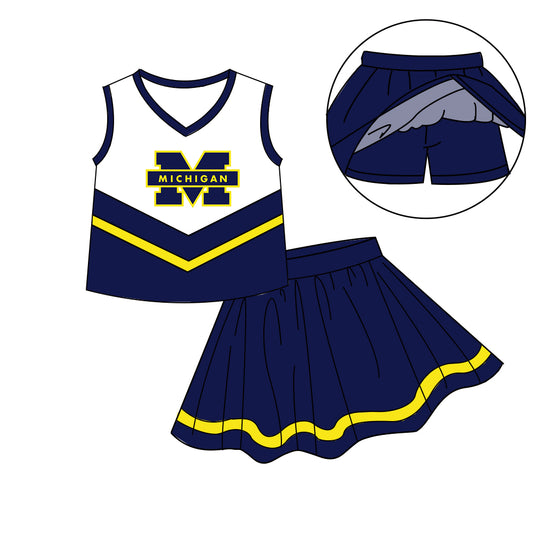 Custom  baby girls Cheerleading dress set     MOQ3  D 7.10