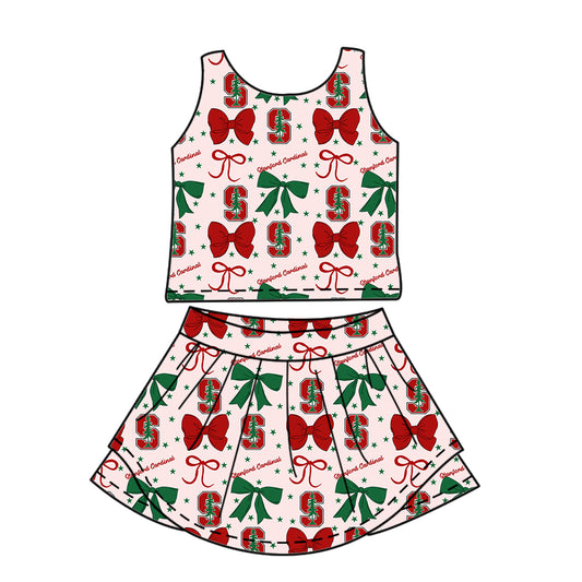 Custom  baby girl  S C team dress set  D 6.26