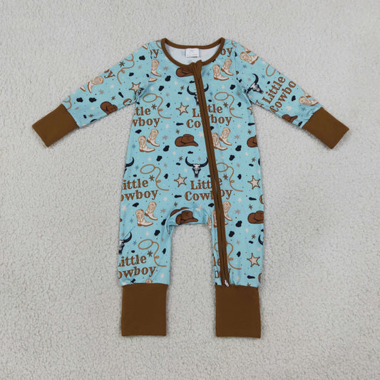 LR3124 little cowboy zip sleeper zippy baby pj