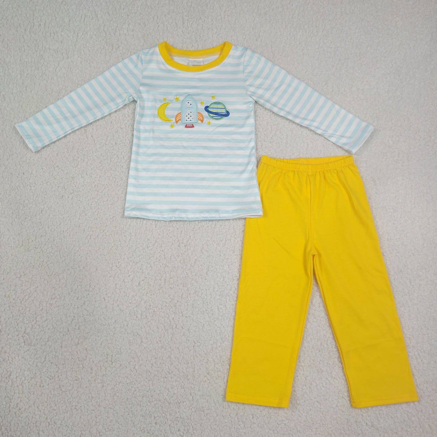 long sleeve rocket space embroidery pants fall boy outfit