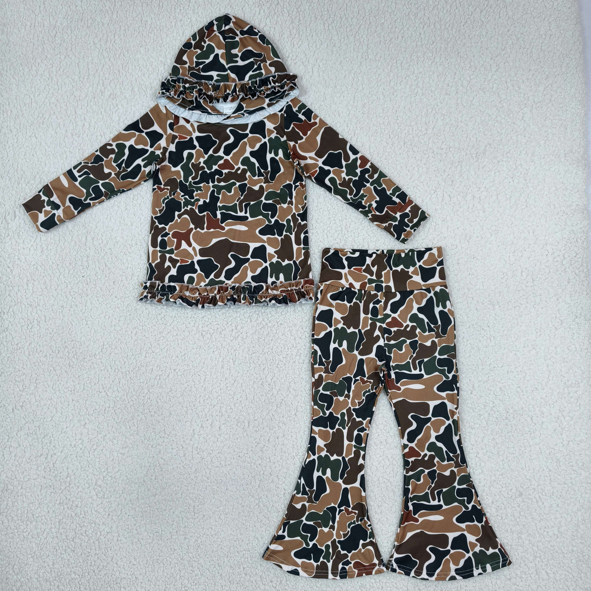 camo hoodie belle outfit girls clothing