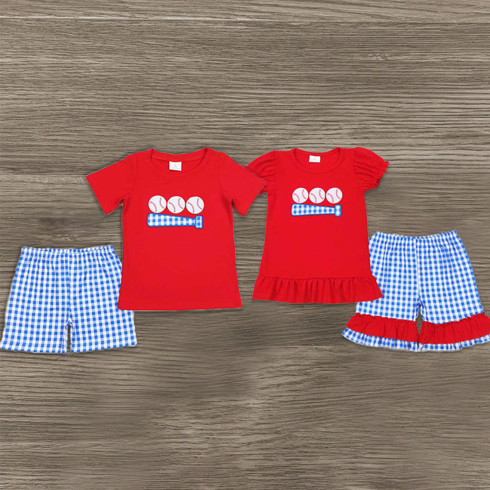 Match Baby Kids Baseball Embroidery Designs Set Romper   D 3.13