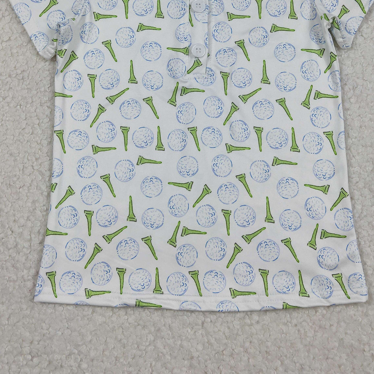 Baby Boys Golf Team Button Polo Shirts Top Infant Casual Wear Comfortable Soft Fabric Outfit for Little Ones