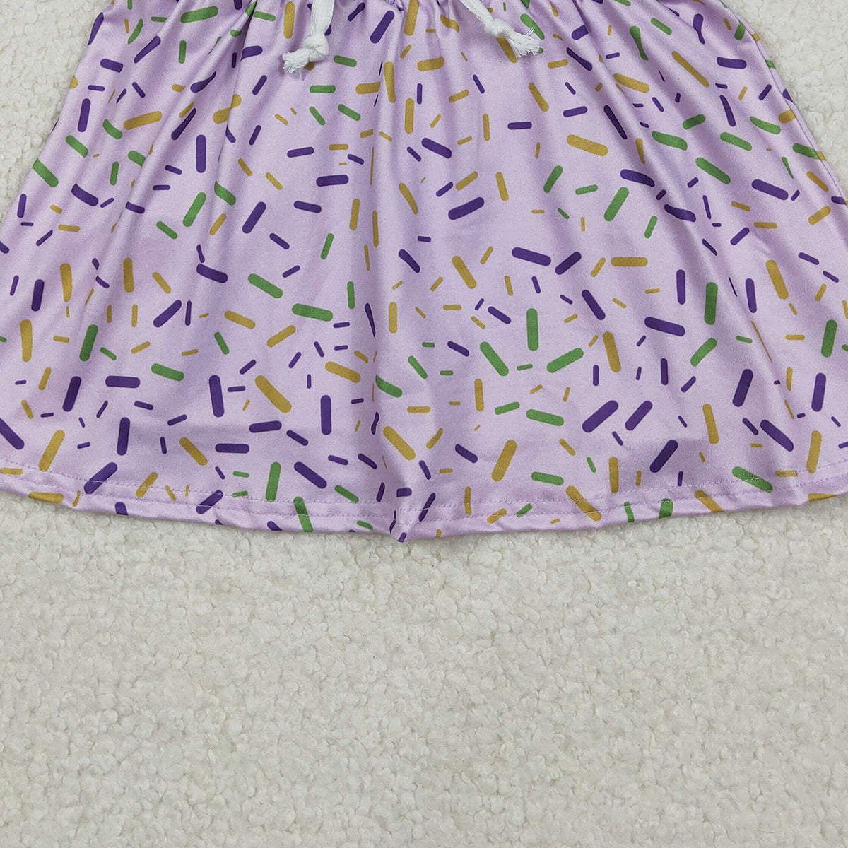 Baby Girls Purple Sprinkles Team Skirt Shorts Set Bottom Outfit for Infants Toddler Girls Purple Polka Dot Skirt with Shorts