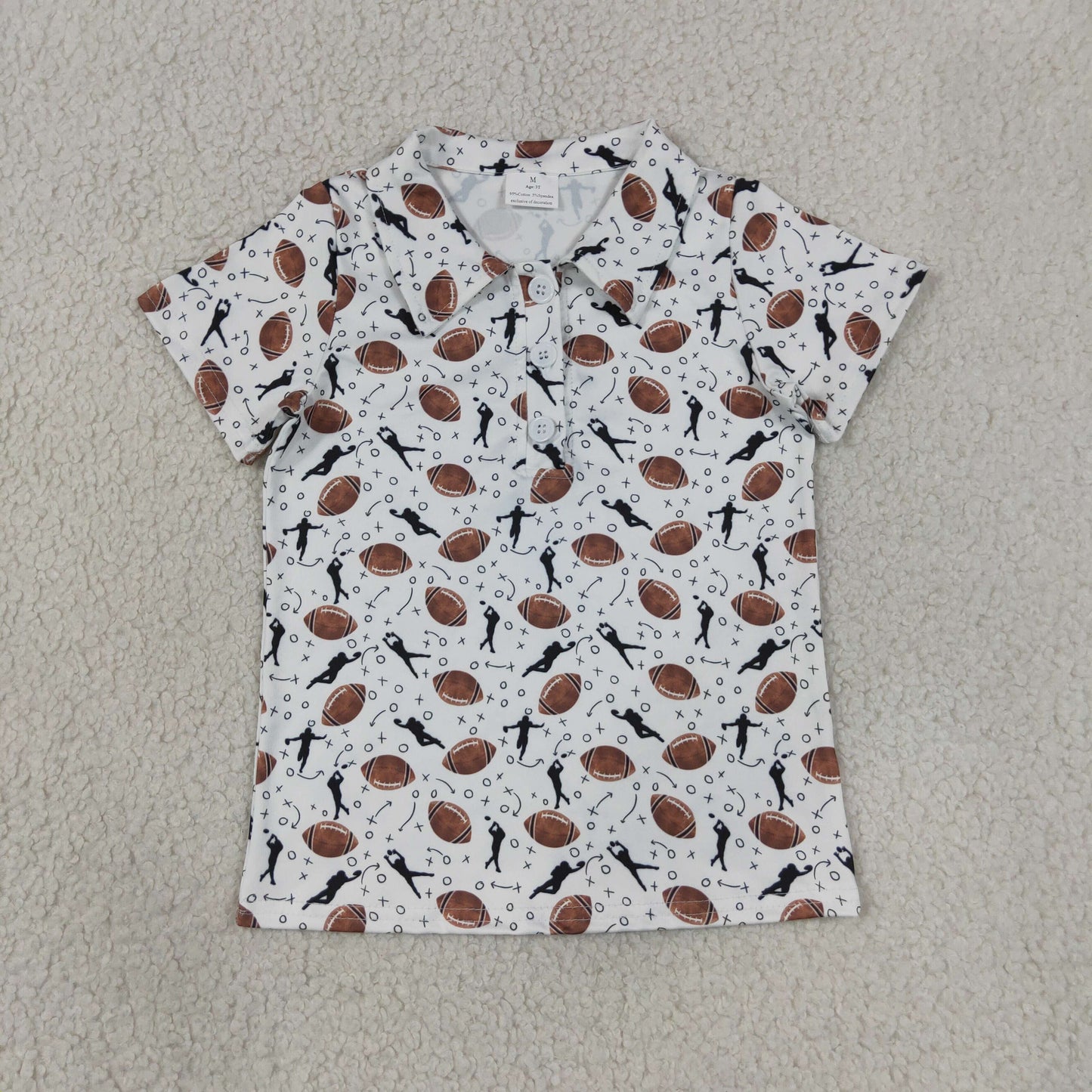 football polo t-shirt