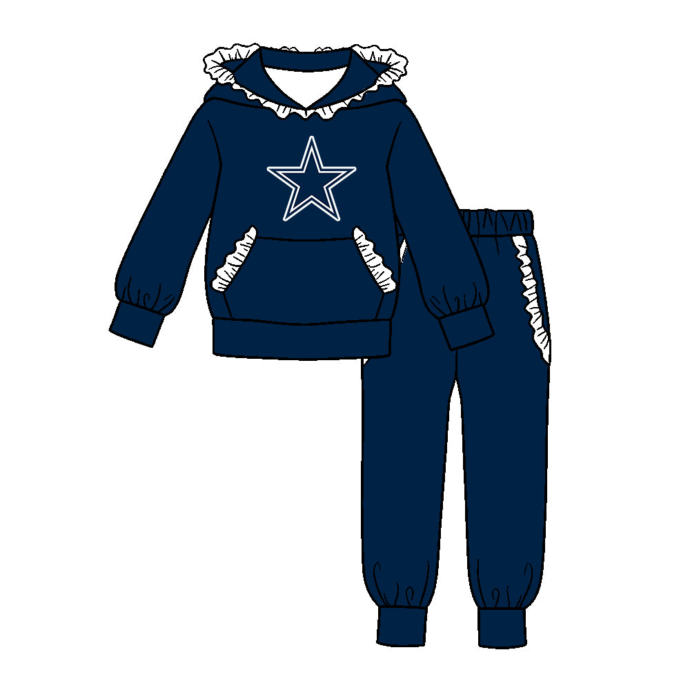 Custom order moq 5 cowboys team kids clothes