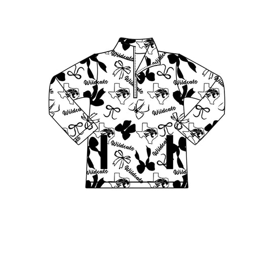 Custom Baby Kids Wildcats Buttons Pullovers Tops D 819