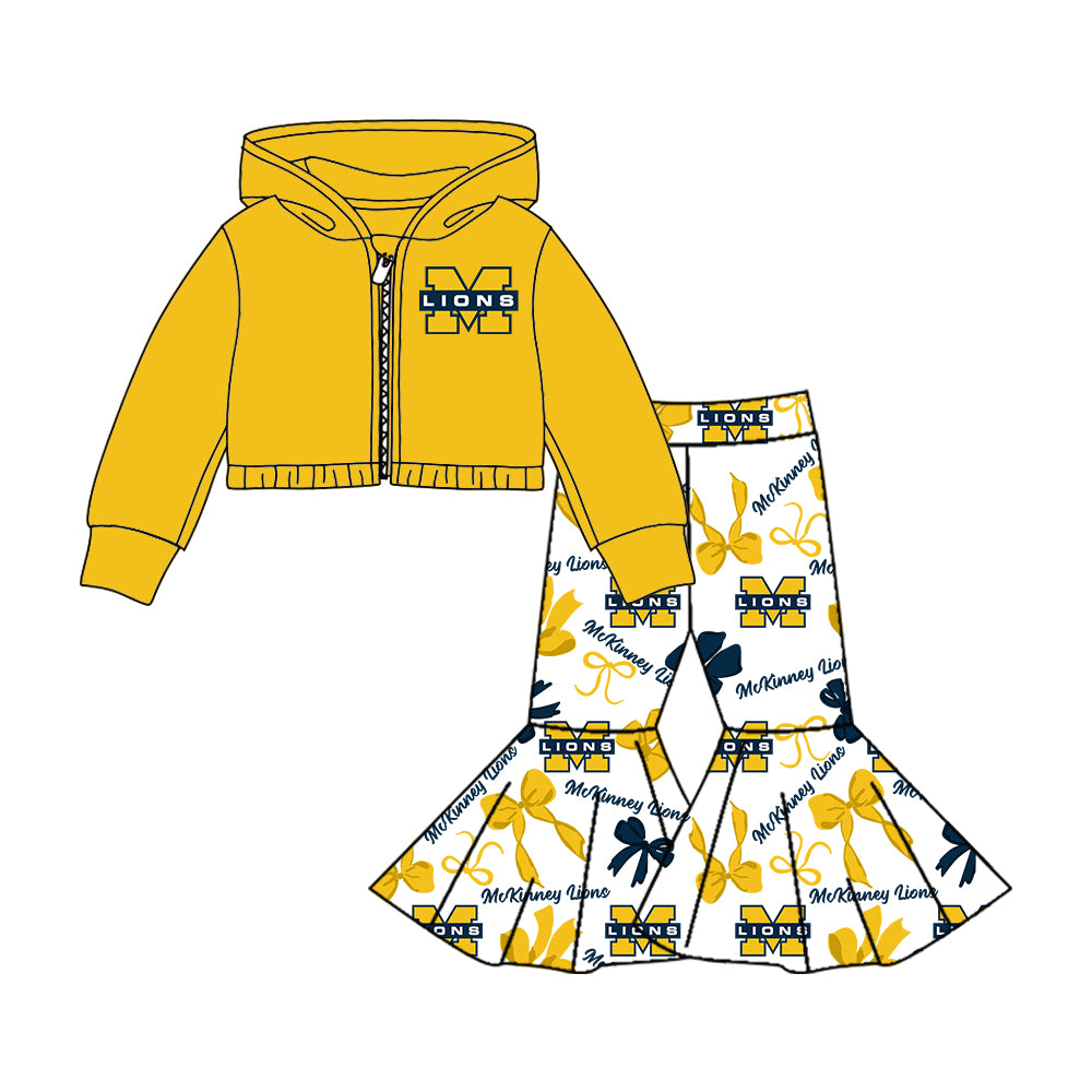 Custom  baby girls McKinney-Lions set    MOQ3  D 7.23