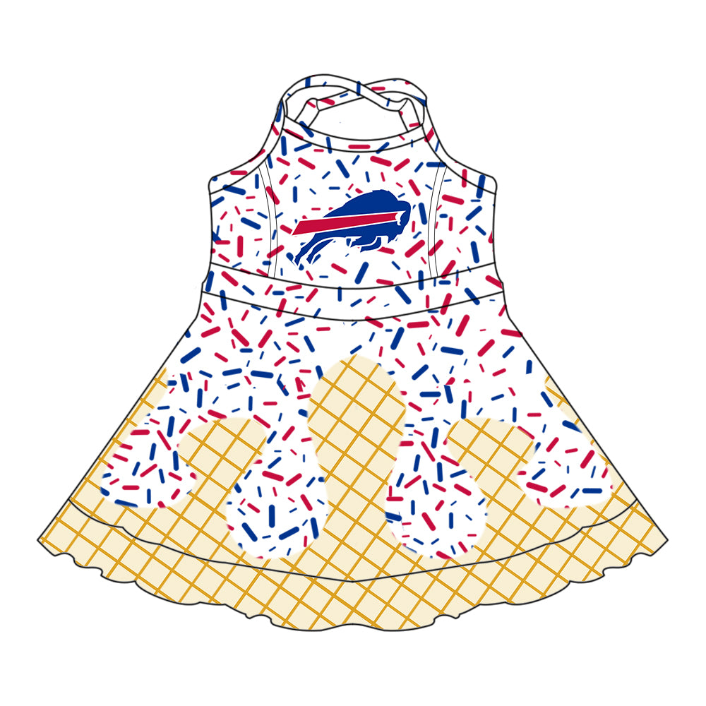 Custom Baby Girls team dress  D 6.11