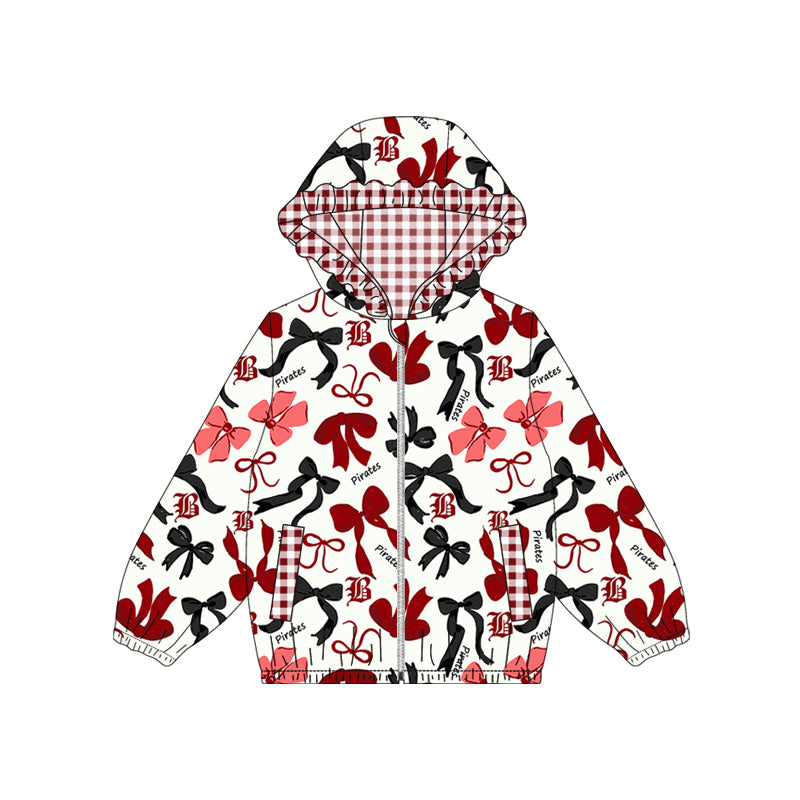 Custom order Alexis team pirates girl zip hoodie coat