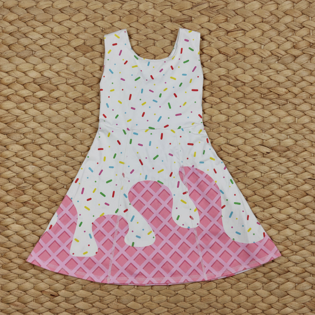 sprinkle ice cream athletic dress