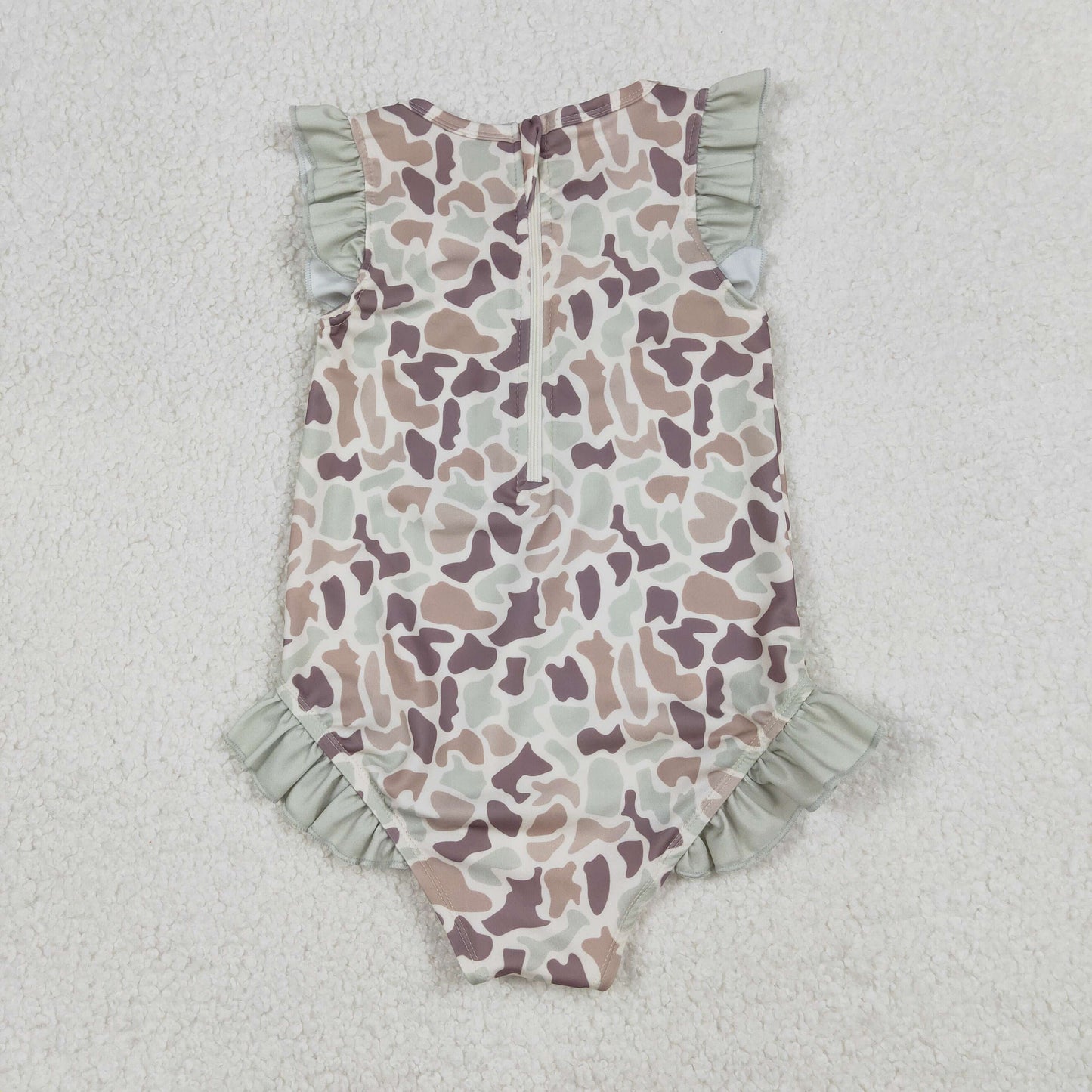baby girl camo one piece swimsuit