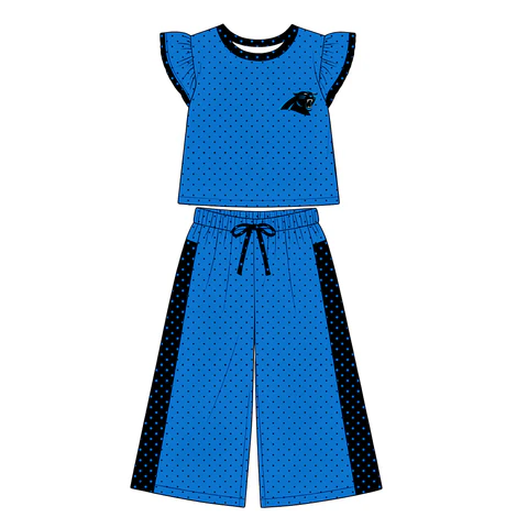 Custom order MOQ 5 PCS CUSTOM STYLE TEAM DOTS GIRLS SET