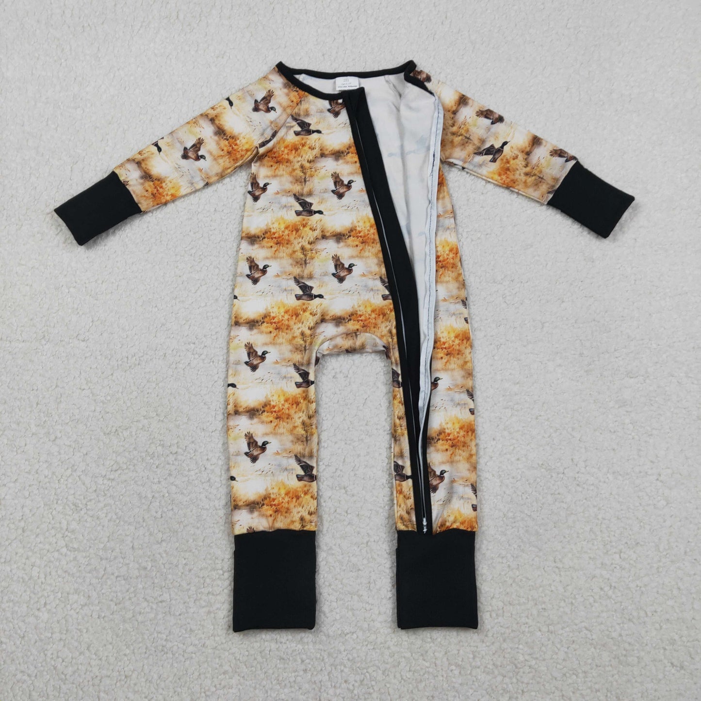 mallard zipper sleeper baby clothing