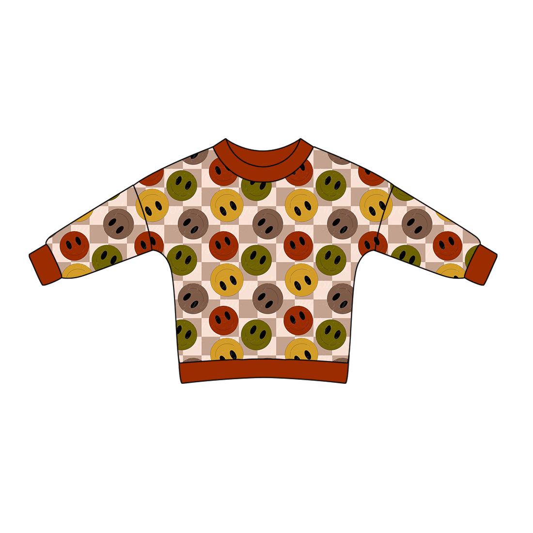 Custom  children long sleeve top    MOQ3 2024 8.26