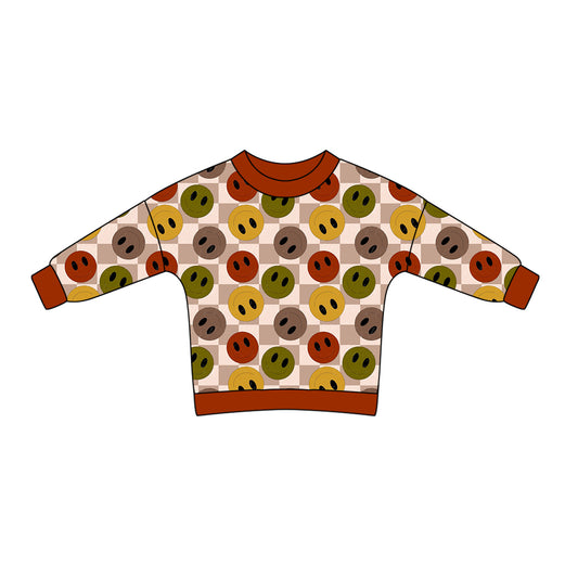 Custom  children long sleeve top    MOQ3 2024 8.26