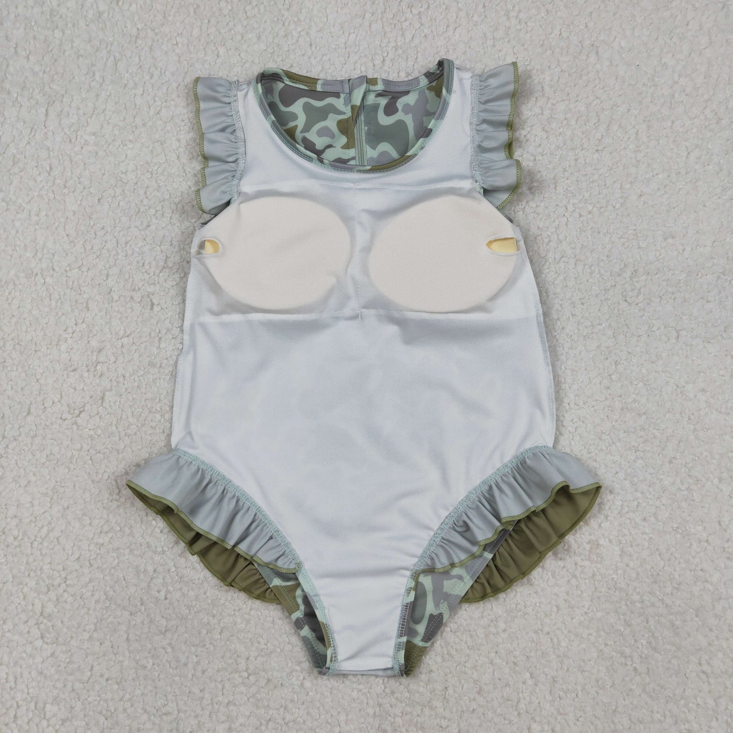 baby girl camo one piece swimsuit