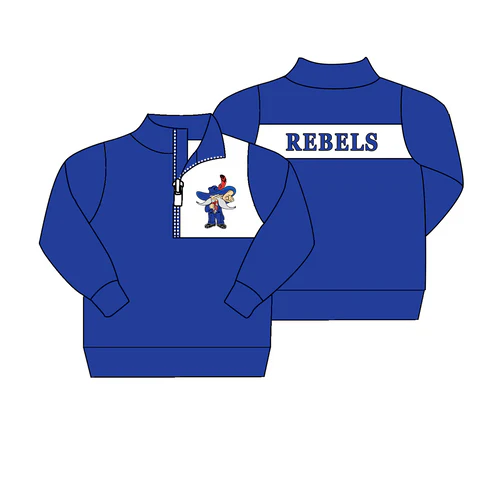 Custom order MOQ 3 long sleeve pullover ziper shirt top (can do customization)