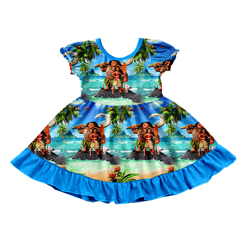 preorder GSD1033 Baby Girls Princess Short Sleeve Dress