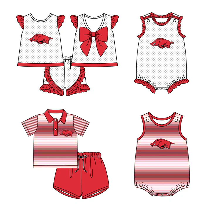 Custom match children Arkansas set   D 7.2