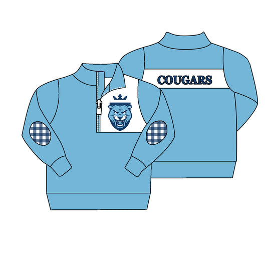 Custom Baby Boys Cougars Team Long Top D 7.24