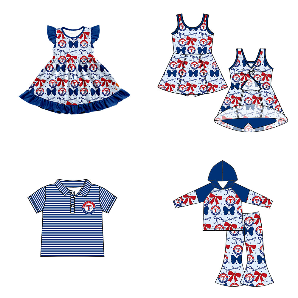 Custom match Texas Rangers baby girls boys clothes   D 6.17
