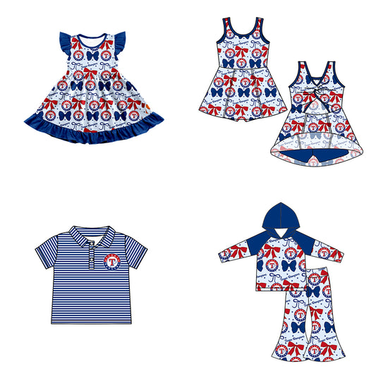 Custom match Texas Rangers baby girls boys clothes D 6.17
