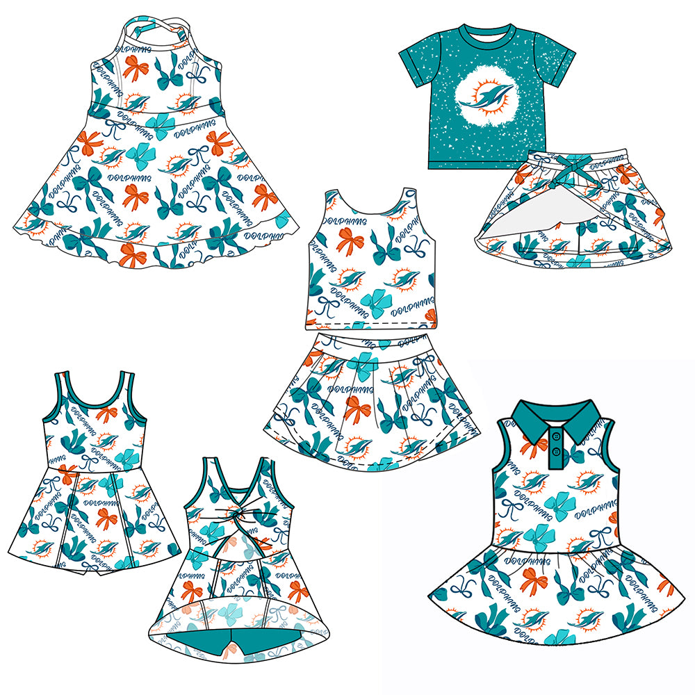 Custom Baby Girls team dress set   D 6.6