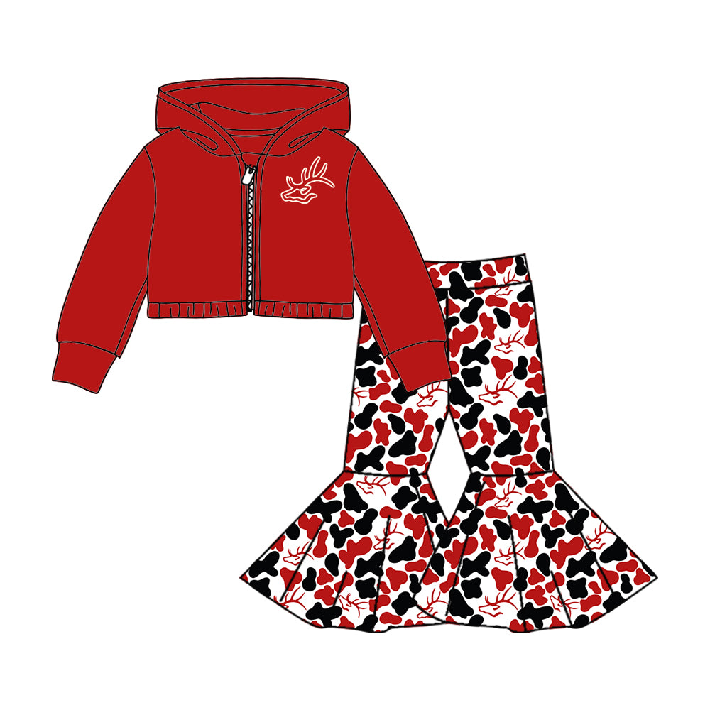 Custom  baby girls Burleson Elks team set    MOQ3  D 8.4