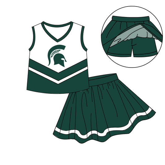 Custom  baby girls Cheerleading dress set     MOQ3  D 7.10