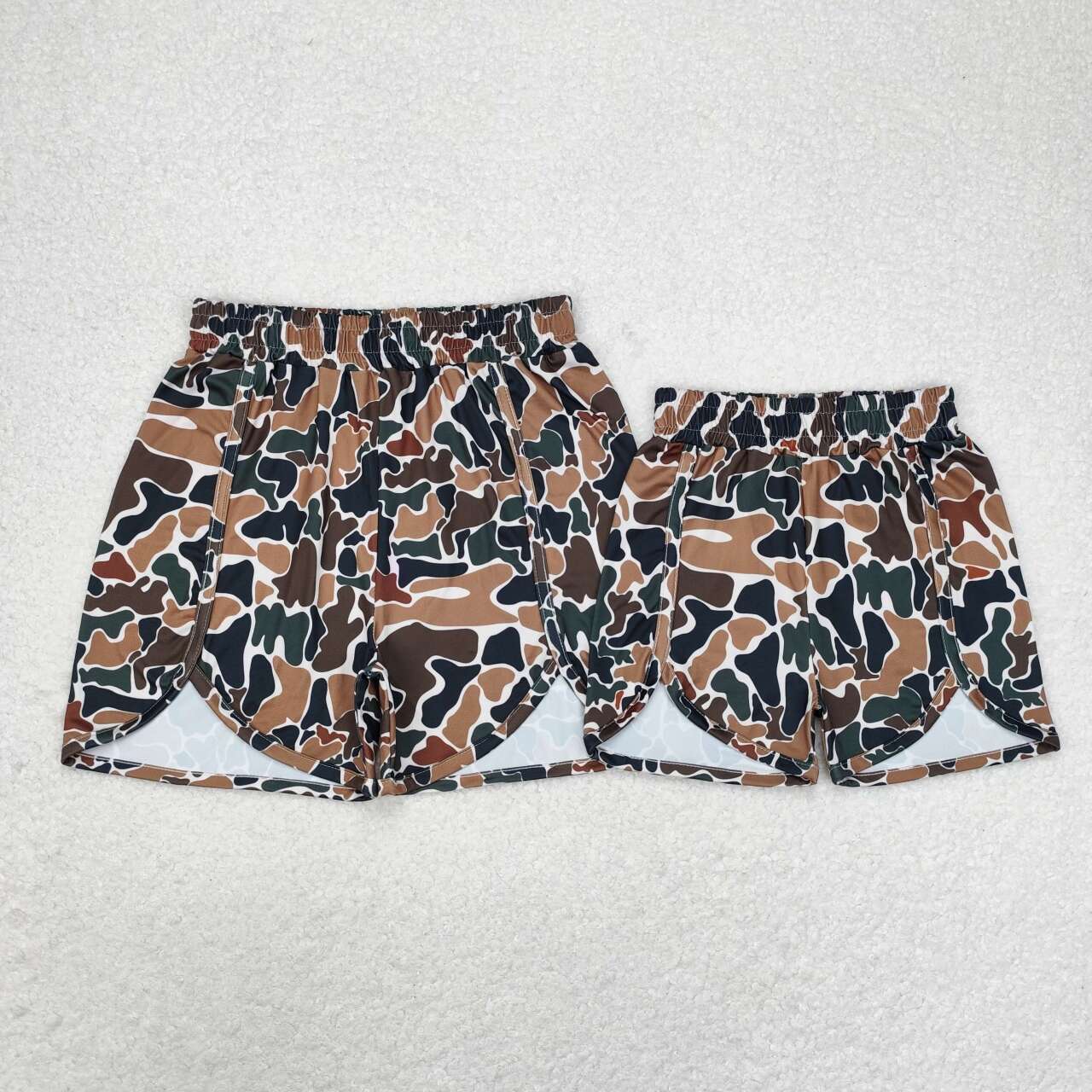 SS0355 Adult women's camouflage beige shorts