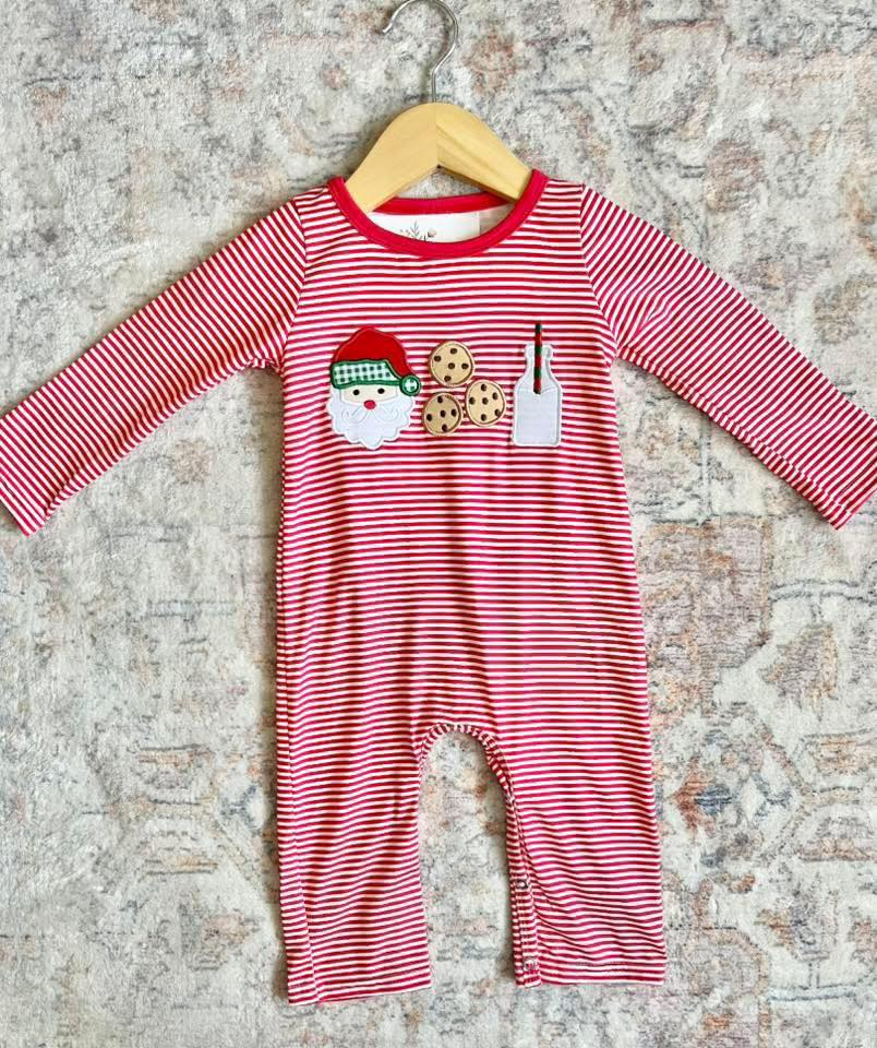 Kids Children Christmas Santa Cookie Sibling Styles Clothing Sets D 815