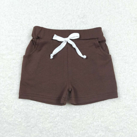 SS0134 brown pocket shorts D 5.6