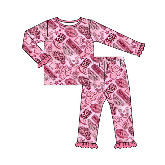 Custom pink baby girls set MOQ3 2024 8.22