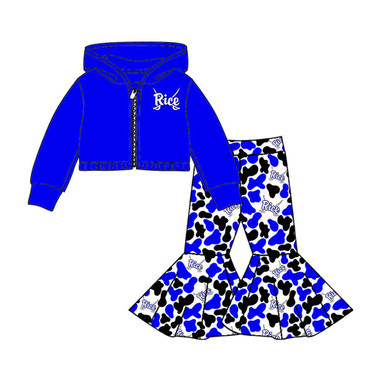 Custom  baby girls Rice Raiders team set    MOQ3  D 8.2