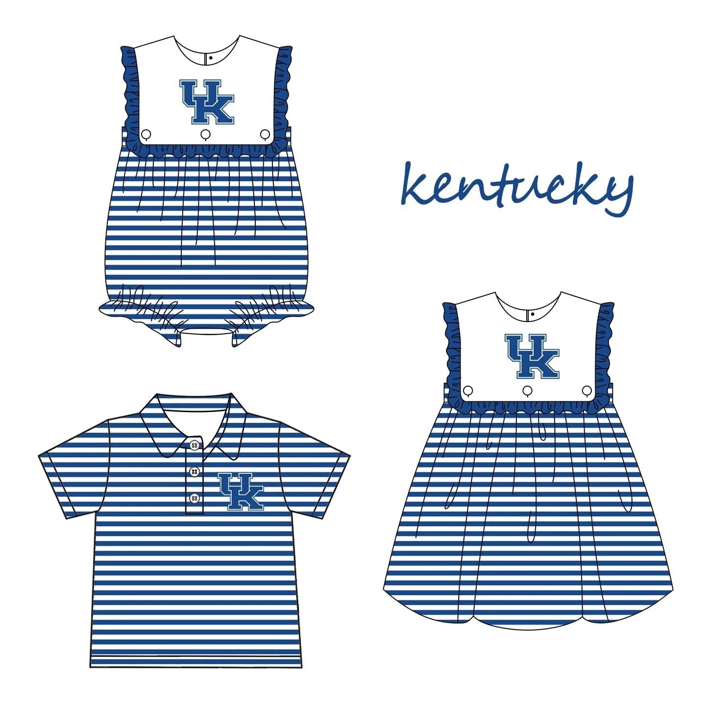Custom UK baby girls boys match Hot sale clothes    D 6.25