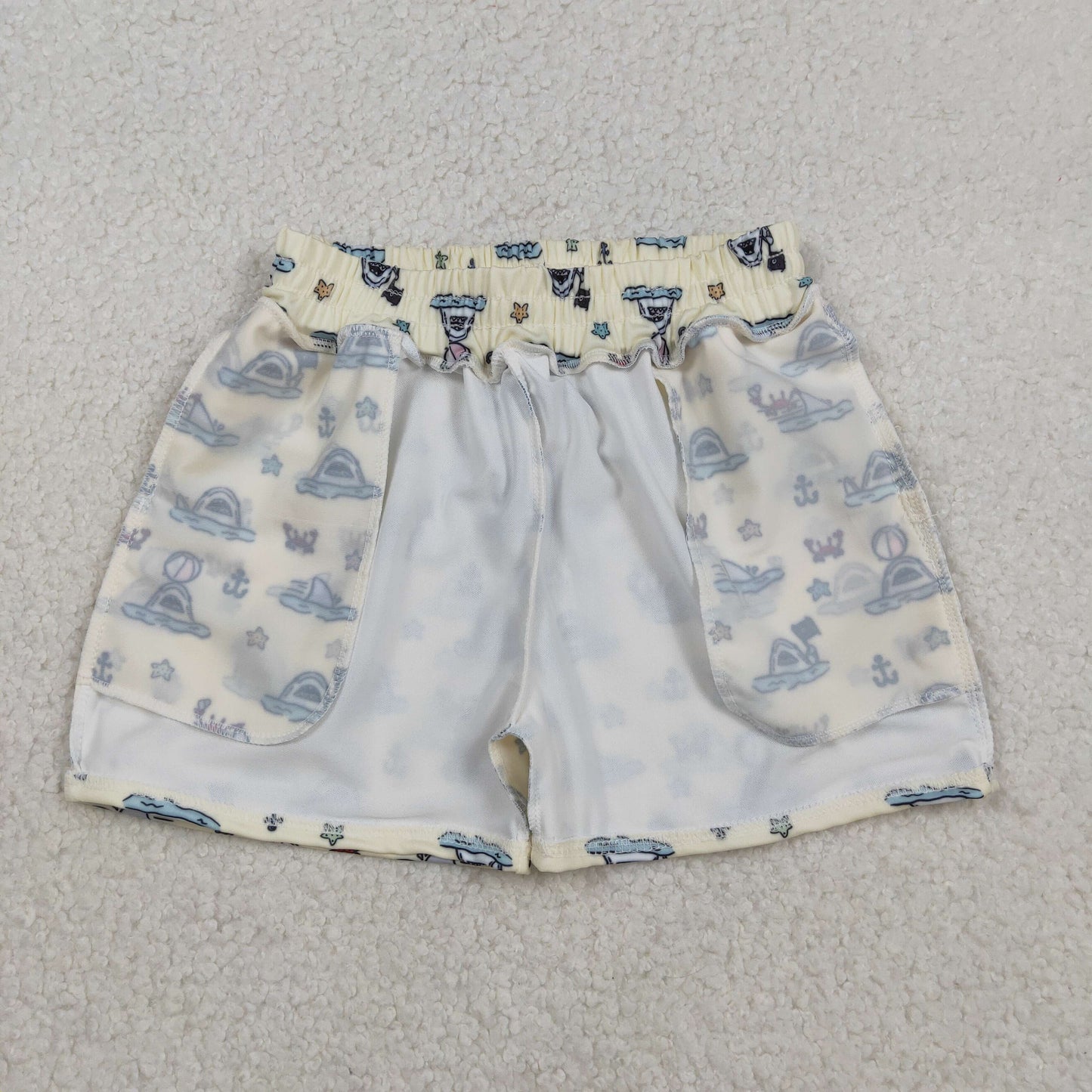 beach crab trunk boys swimsuit