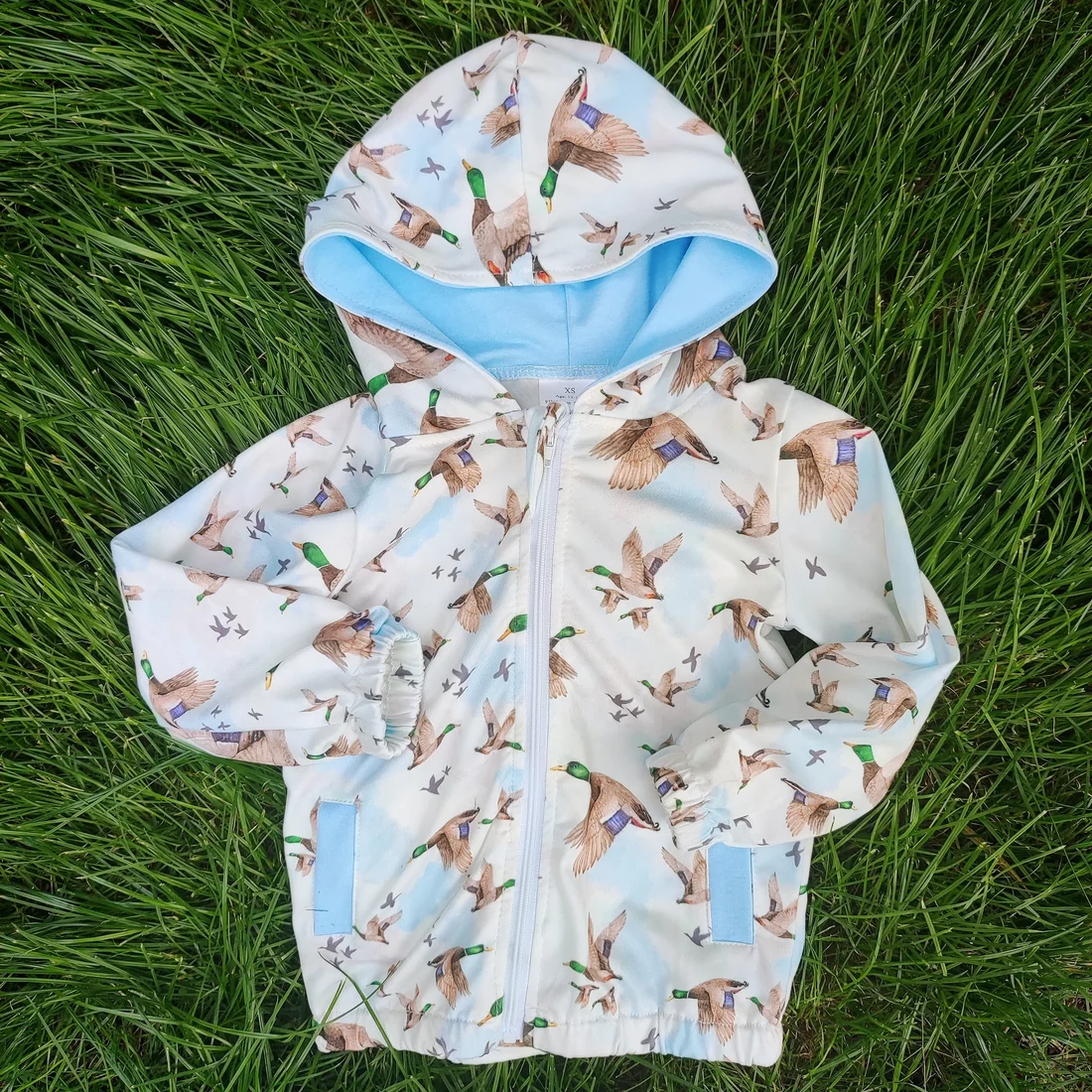 GT0875 Duck Beige Zipper Jacket