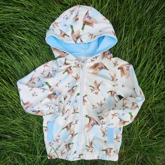 GT0875 Duck Beige Zipper Jacket