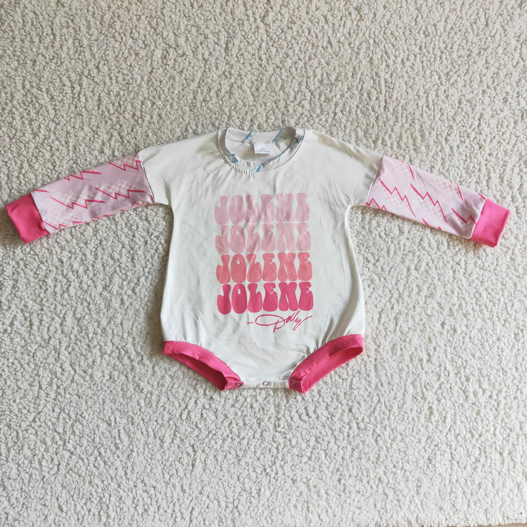 LR0148 lightning dolly long sleeve bodysuit playwear