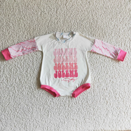 LR0148 lightning dolly long sleeve bodysuit playwear