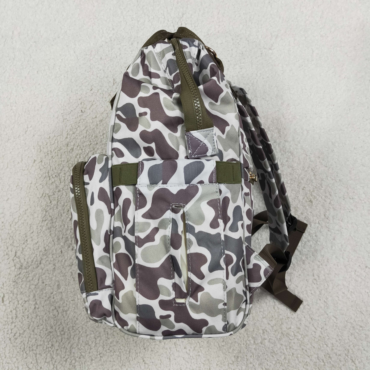 camo diaper backpack for kids