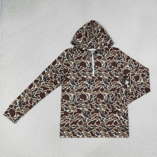 Adult Clothing Women Camo Hoodie